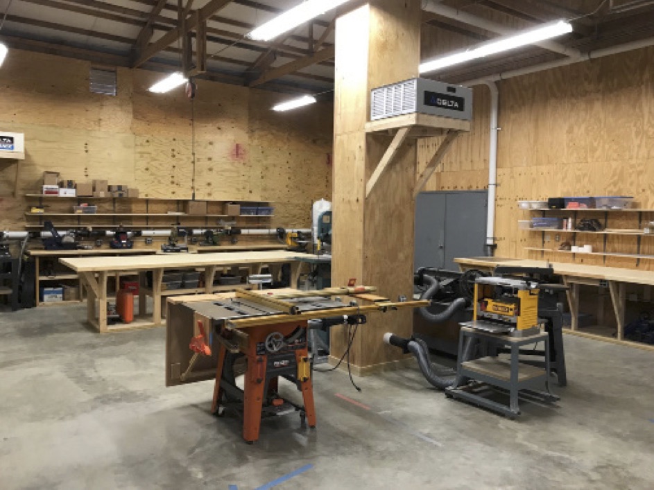Wood Shop Opens at Camp Snyder We Own Adventure