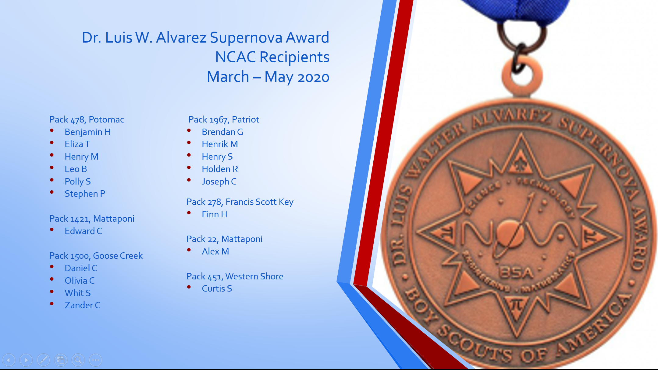 stem supernova award