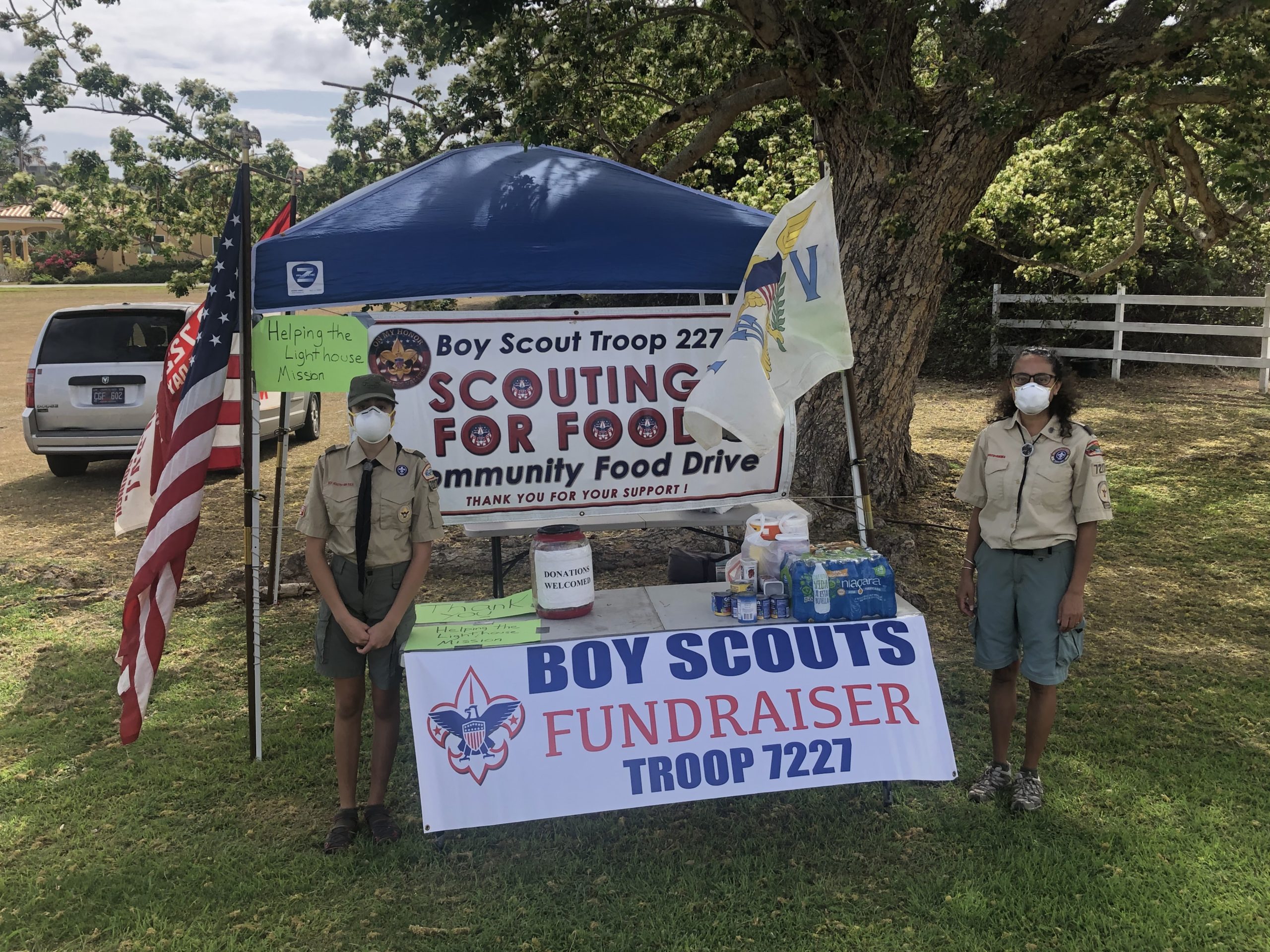boy scout troop banners