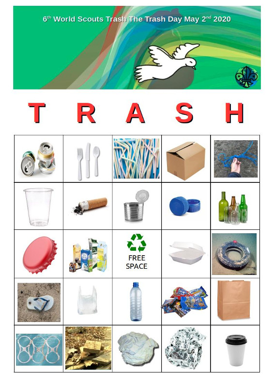 Participate in Scouts Trash the Trash Day on May 1 We Own Adventure