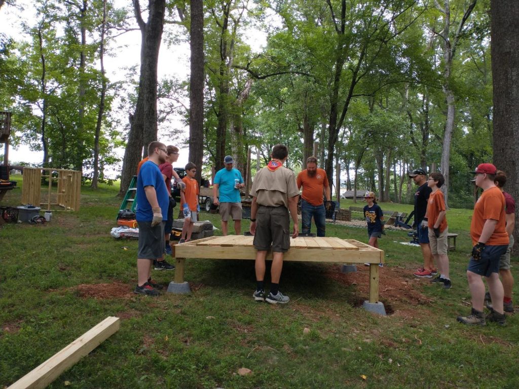 Troop 1882 Scout Builds Playhouse for Veteran Retreat – We Own Adventure