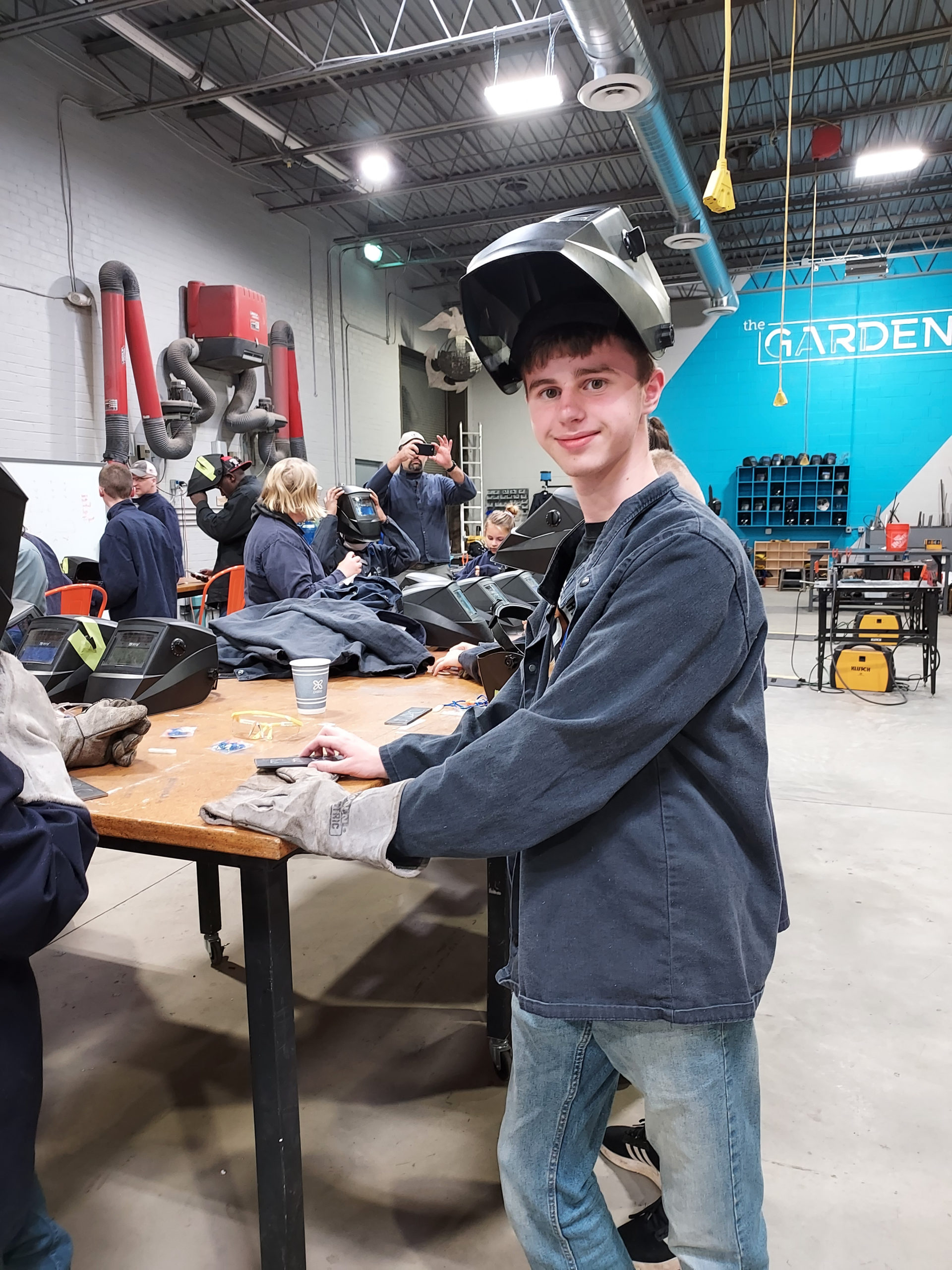 Scouts Weld Nameplates on their way to earning new awards – We Own ...