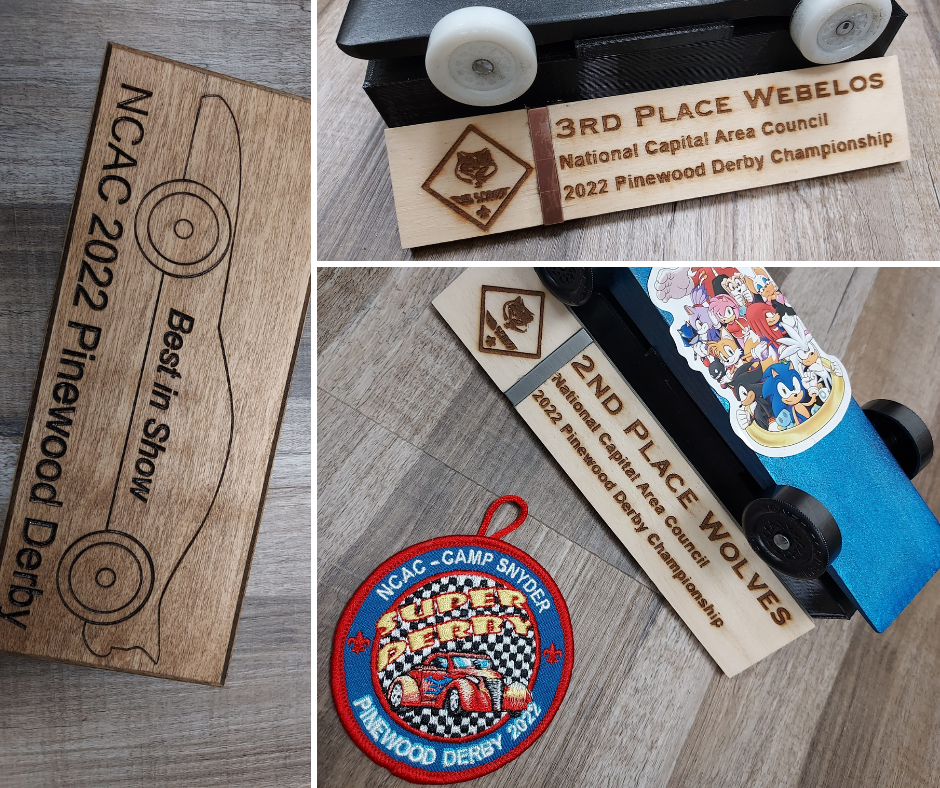 Council’s Inaugural Pinewood Derby Champions We Own Adventure