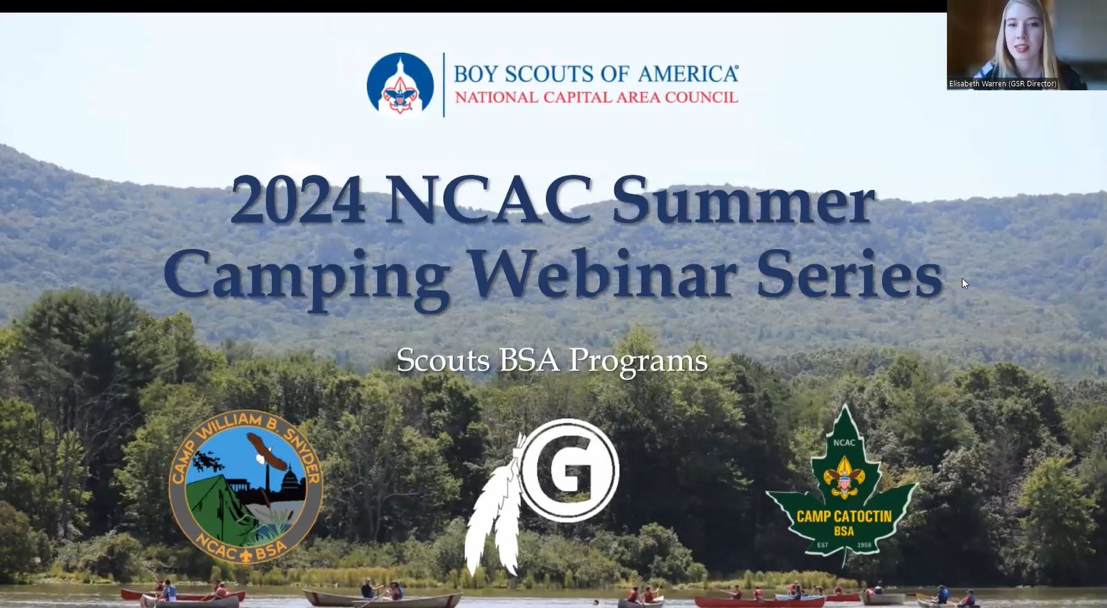 NCAC 2024 Summer Camp Webinar: Scouts BSA – We Own Adventure