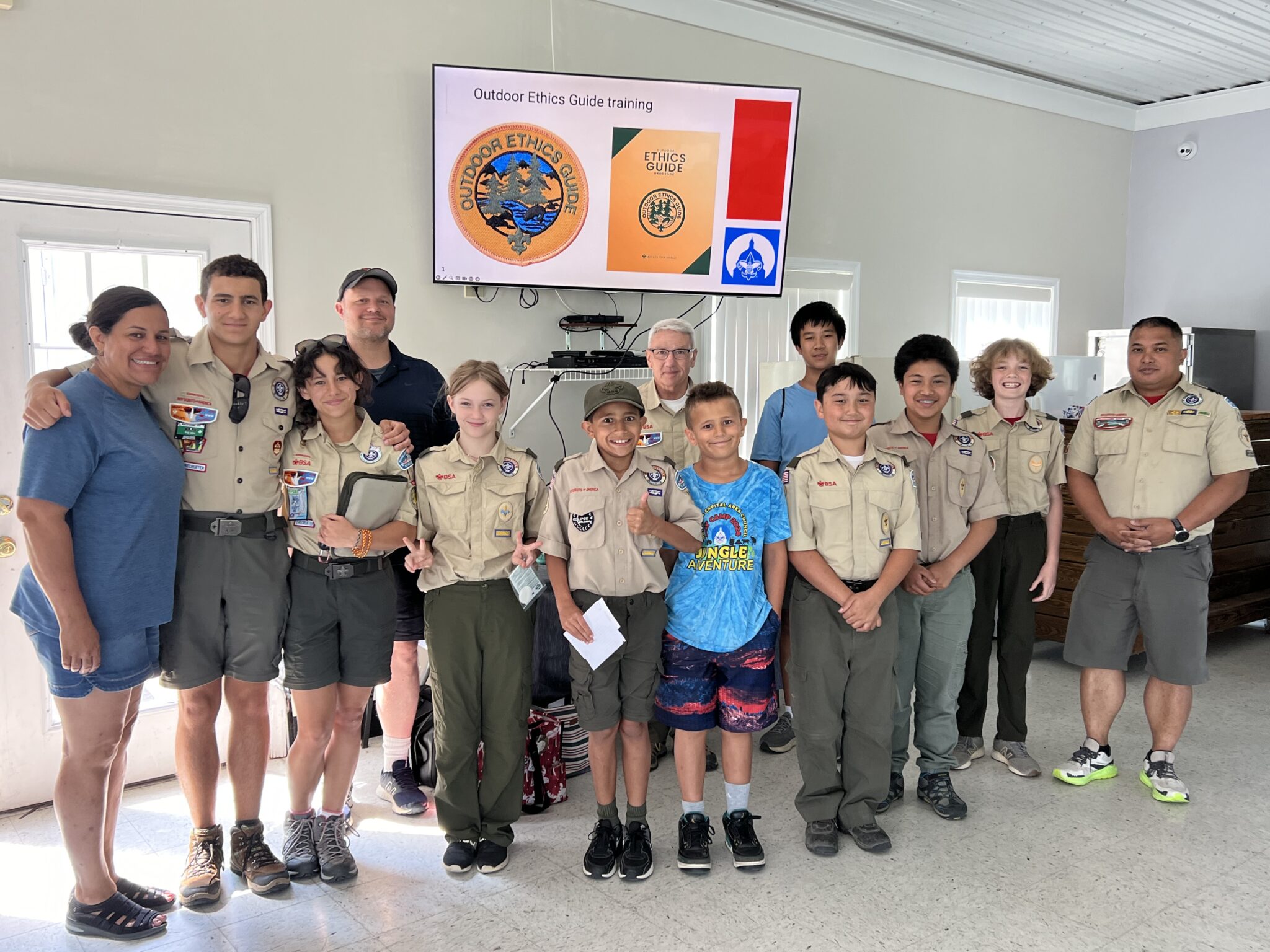 Scouts and Scouters Introduced to Outdoor Ethics We Own Adventure