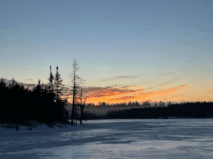 An image of the sunset at Northern Tier