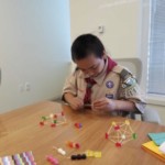 Cubs created toothpick structures of oviline and halite to understand the strengths of varying crystal structures. (req 2 of Fearful Symmetry).